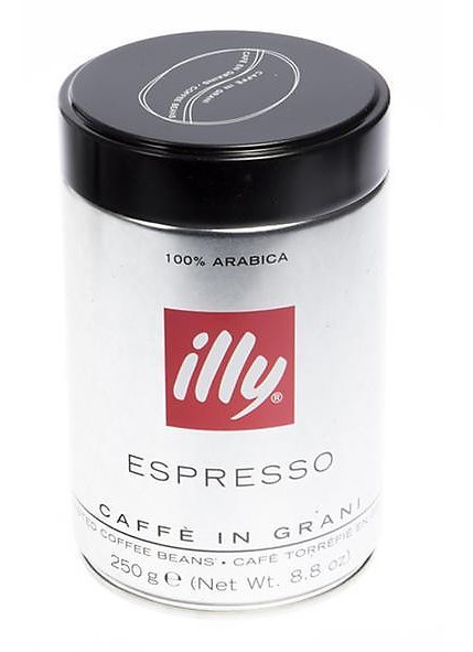 Illy Espresso Caffé dark káva mletá 250g dóza
