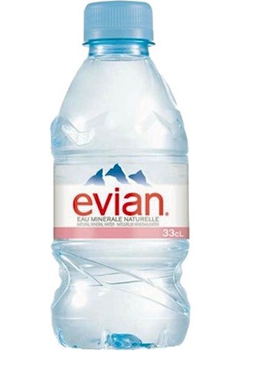 Evian prírodná minerálna voda 24x0,33l PET