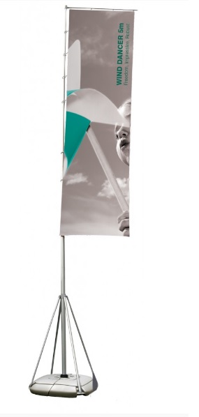Vlajka Wind dancer 5,00m s tlačou