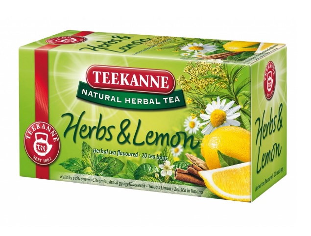 Čaj TEEKANNE bylinný Herbs and lemon 40g