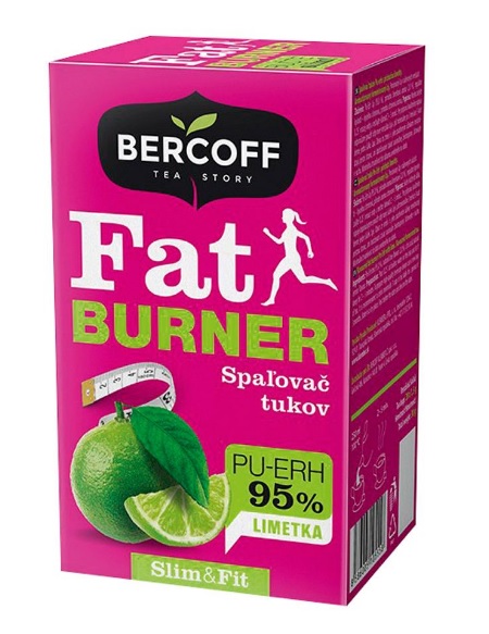 Čaj Bercoff Wellness Fat BURNER Lime 30g